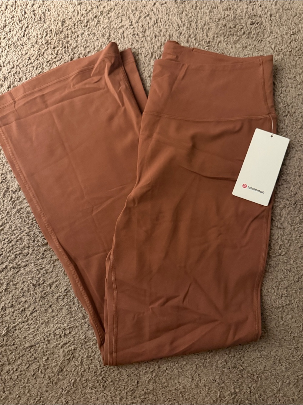 lululemon athletica Wide Leg Jumpsuit Pants - Rust Brown